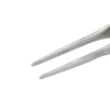 Precision tweezers with fine rounded and flexible tips