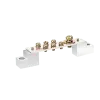 Earthing bar with insulator, 250A, number of poles: 7