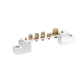 Earthing bar with insulator, 250A, number of poles: 7