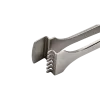 Wafer tweezers with flat lower blade