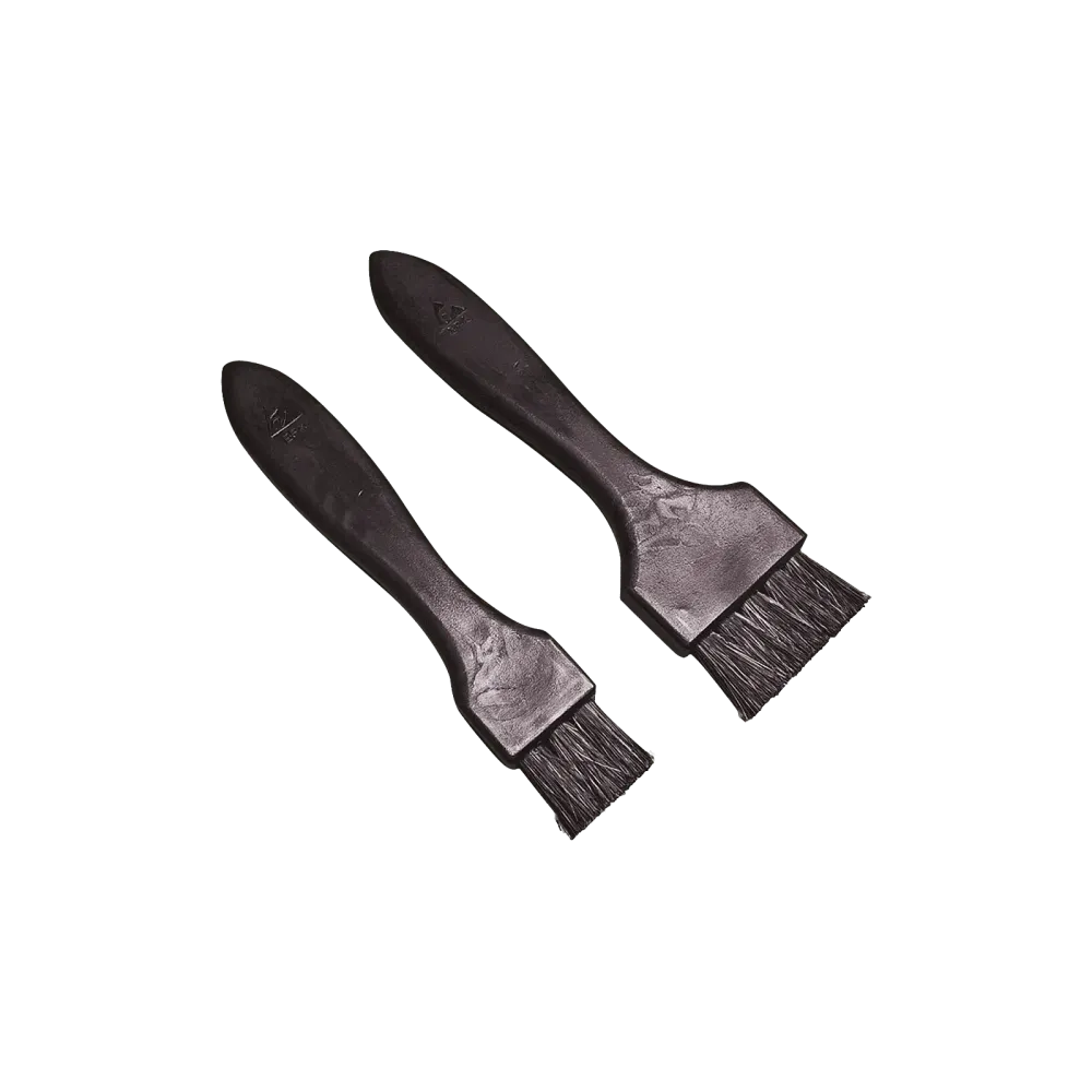 ESD conductive flat brushes for assemblies - natural bristles