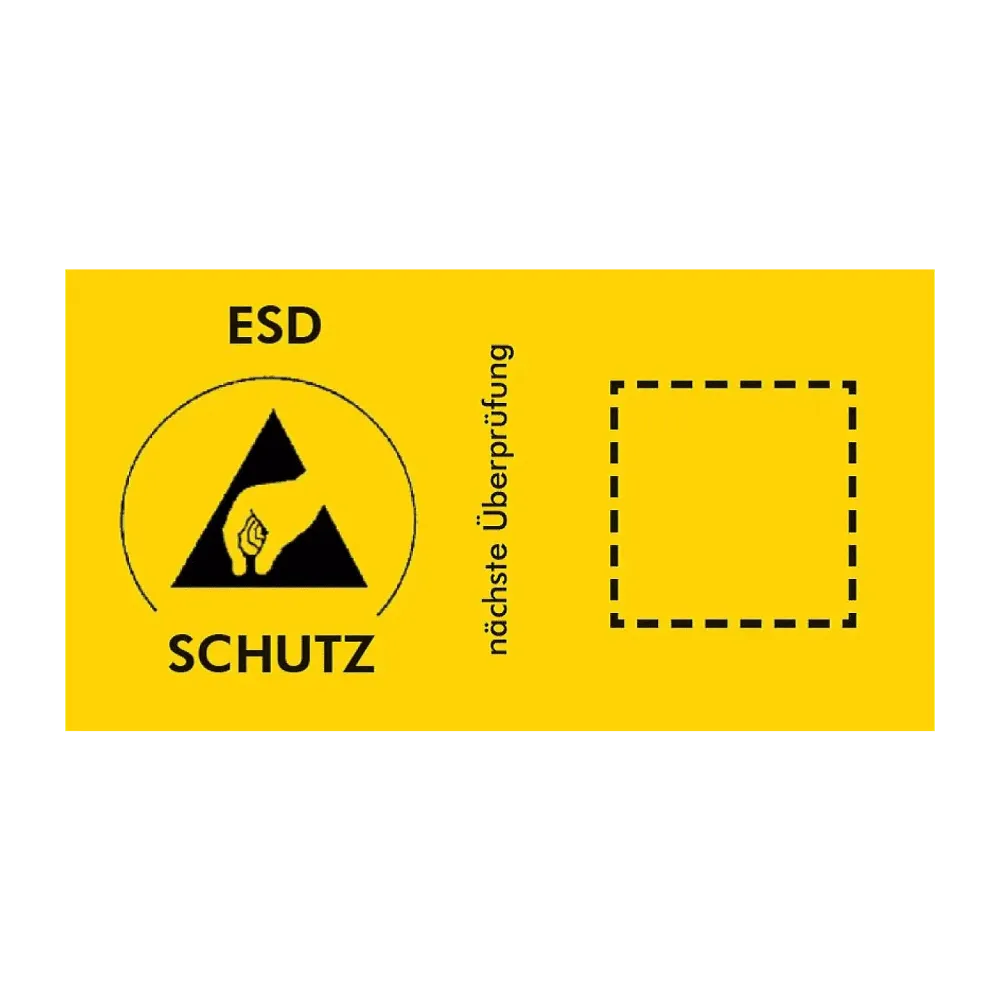 ESD verification symbol in two versions