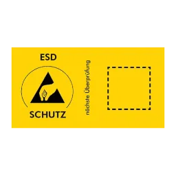 ESD verification symbol in two versions
