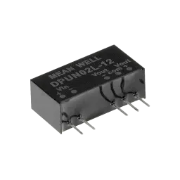 2W DC/DC converter, input 4.5...5.5V, output +/-12V / +/-0.083A