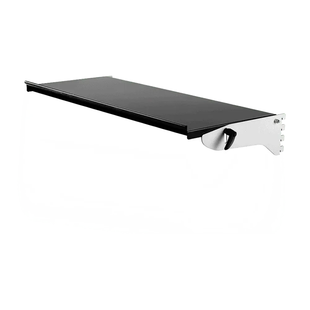 Illuminated adjustable shelf