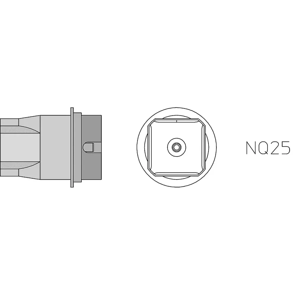 NQ25 hot air nozzle 18x18mm