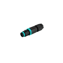 Micro round plug, 3p, socket, screw connection, 0.25-1.0mm2, D5.8-6.9mm, IP66/IP68/IP69