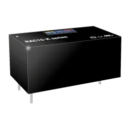 15W AC/DC power supply unit, PCB mounting, 12V/1250mA