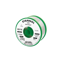 Solder wire KS115, Sn99,3Cu0,7 - FLOWTIN TC, RE M1, 0.5mm, 250g
