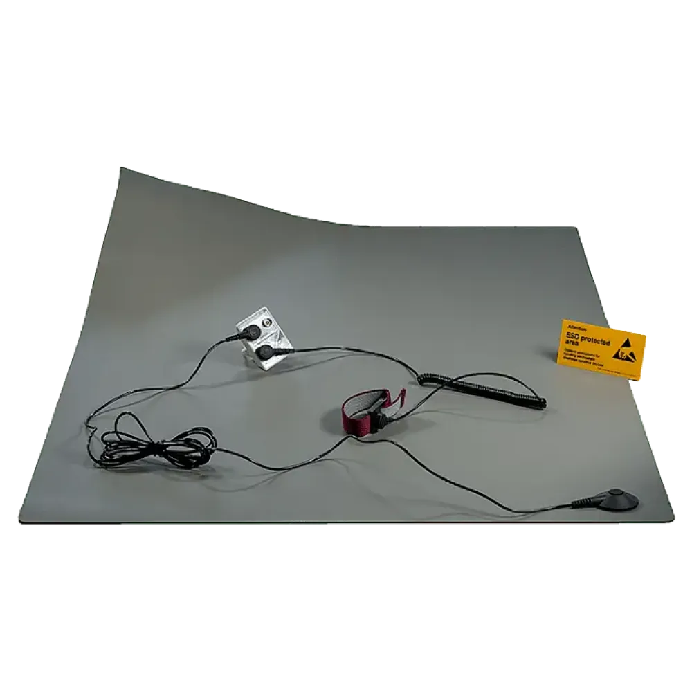 Workstation set gray 120x60cm
