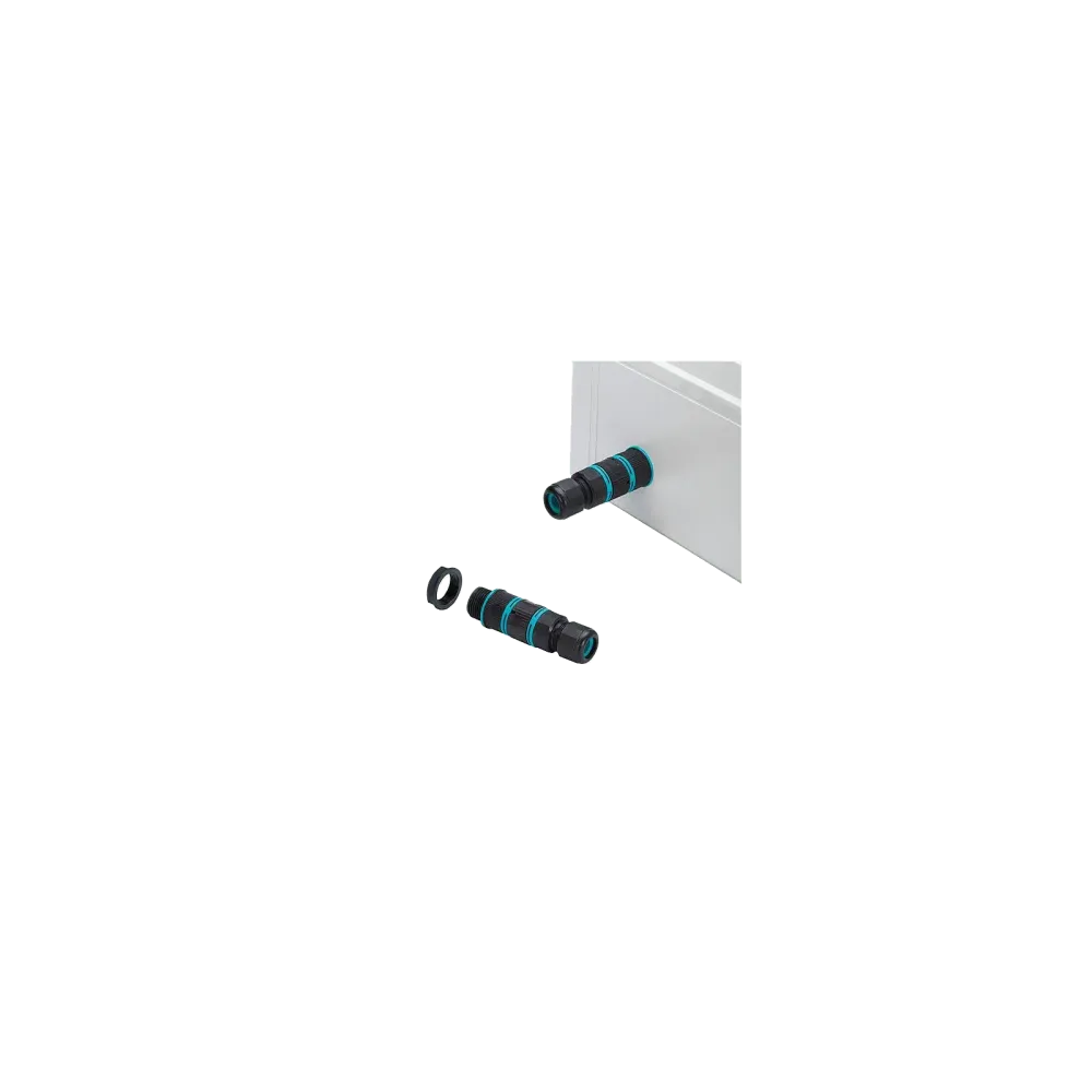 Mini circular device connector M20, 5p, plug, screw connection, 0.25-1.5mm2, IP66/IP68