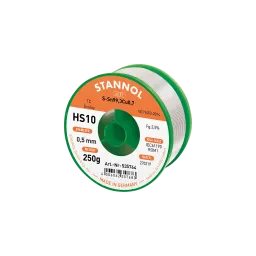 Solder wire HS10, Sn99.3Cu0.7 - TC, RO M1, 0.5mm, 250g