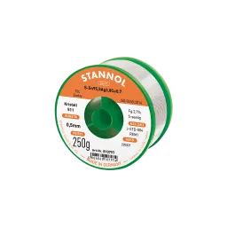 Solder wire crystal 511, Sn95,5Ag3,8Cu0,7 - TSC, RE M1, 0.5mm, 250g