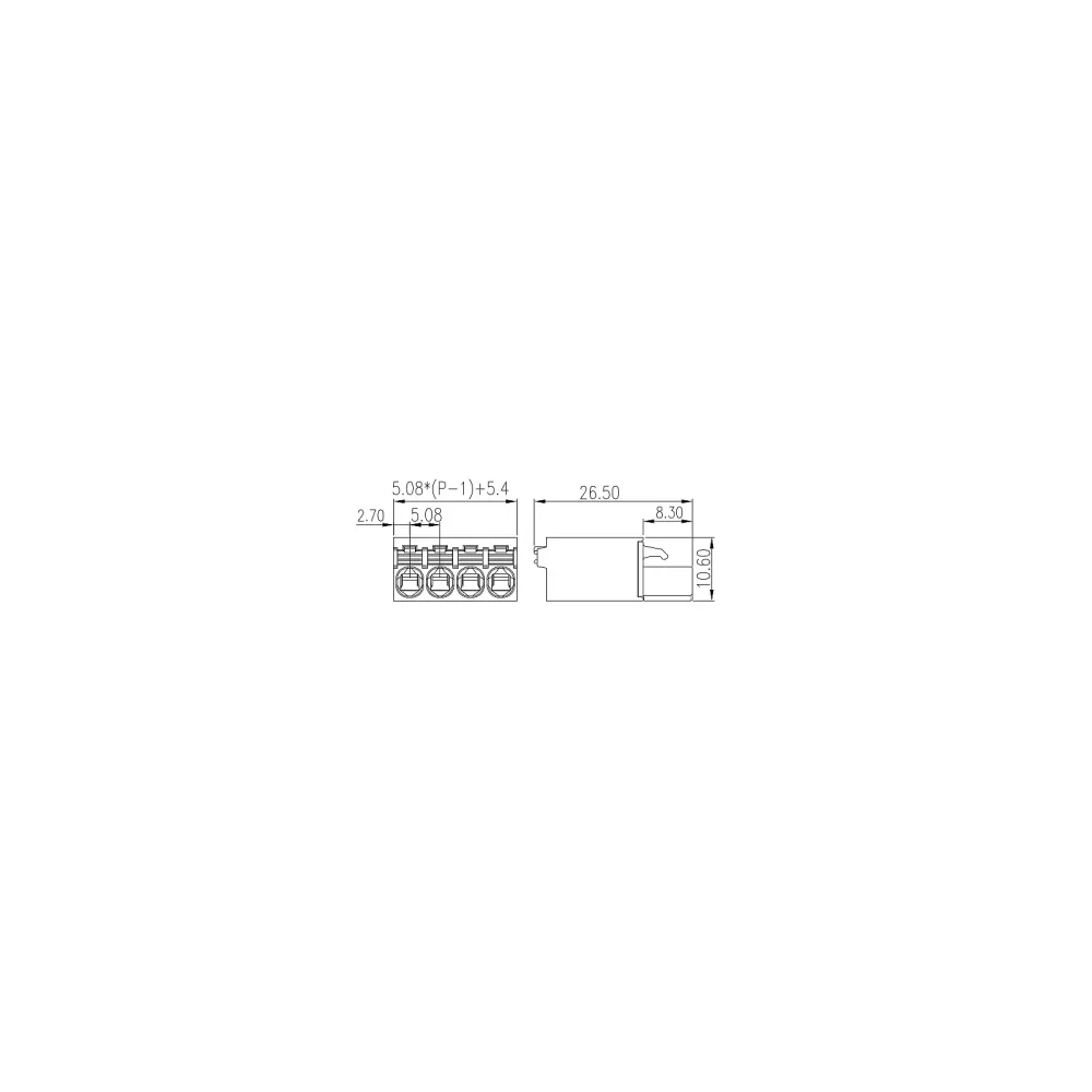 PCB Printed circuit board connector 2ESS-xxP