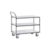 ESD table trolley - 3 shelves, 1000 x 600 mm