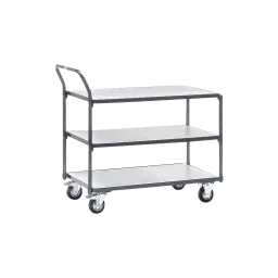 ESD table trolley - 3 shelves, 1000 x 600 mm