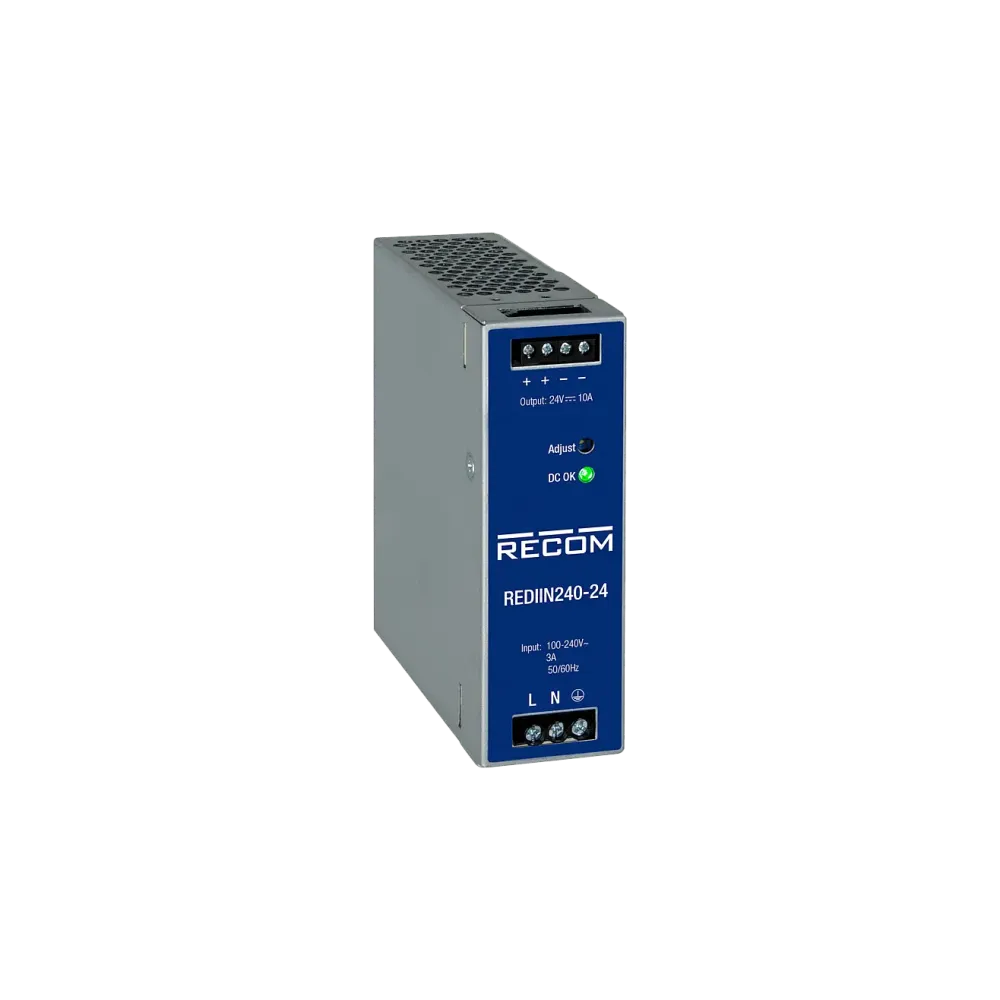 240W DIN rail power supply 24V/10A