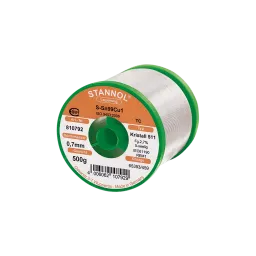 Solder wire Kristall 511, Sn99,3Cu0,7 - TC, RE M1, 0.7mm, 500g