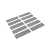 Felt strips self-adhesive 100 x 25 x 3.5 mm (PU10)