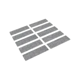 Felt strips self-adhesive 100 x 25 x 3.5 mm (PU10)