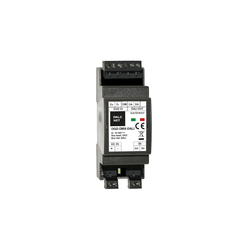 Signal converter DMX to DALI, DMX input, DALI output