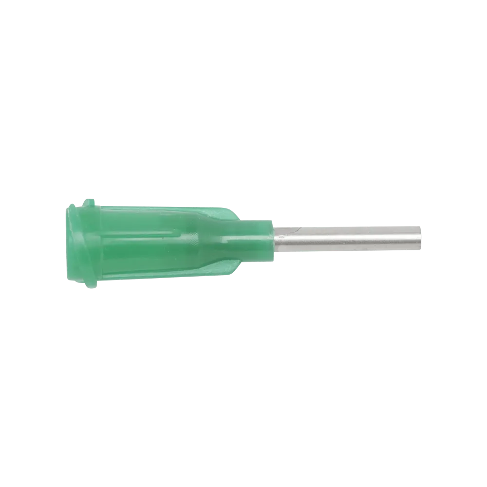 Dosing needle, stainless steel needle with plastic body, gauge: 14 (50 pieces)