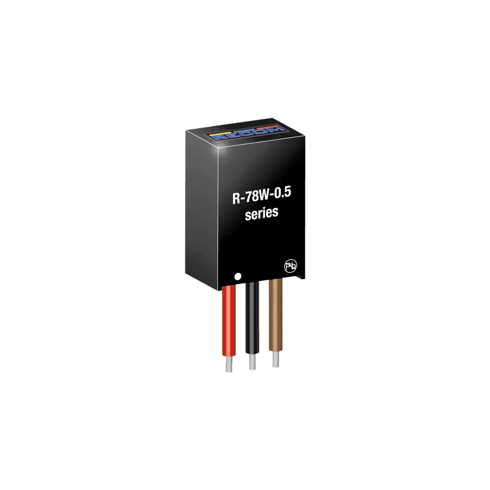 1.65W DC/DC converter, input 6.5...32V, output 3.3V/500mA, SIP3
