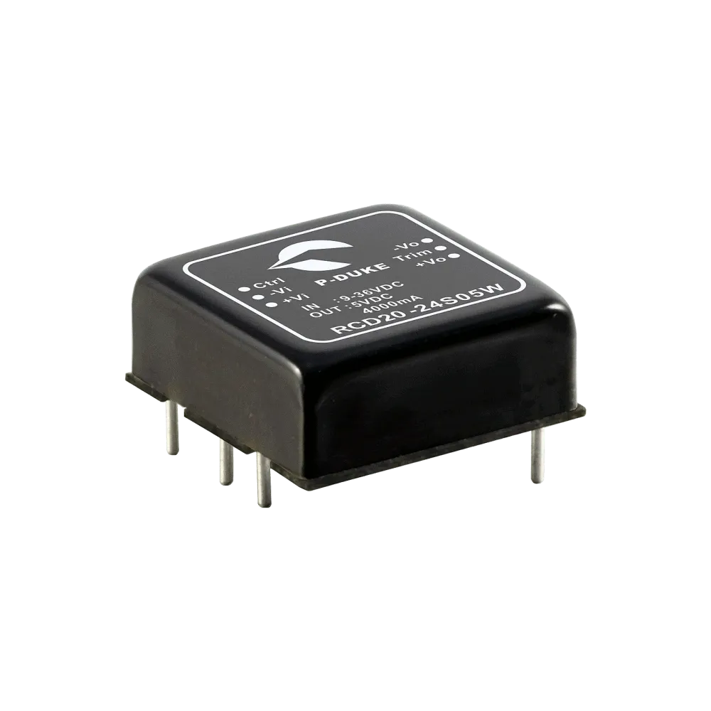 20W DC/DC converter, input 18...75V, output 15V/1.33A