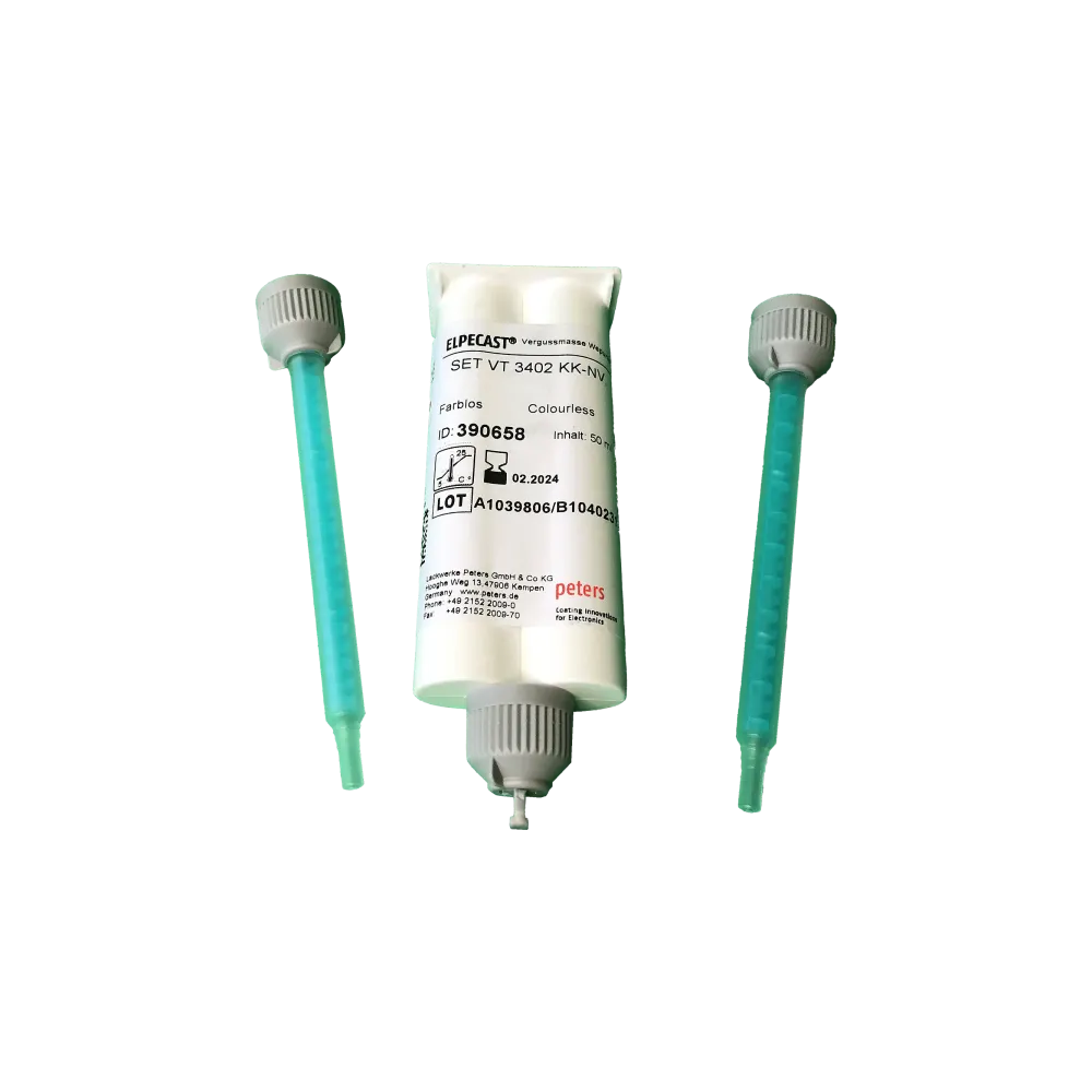 Wepuran casting compound set, transparent, 50g cartridge