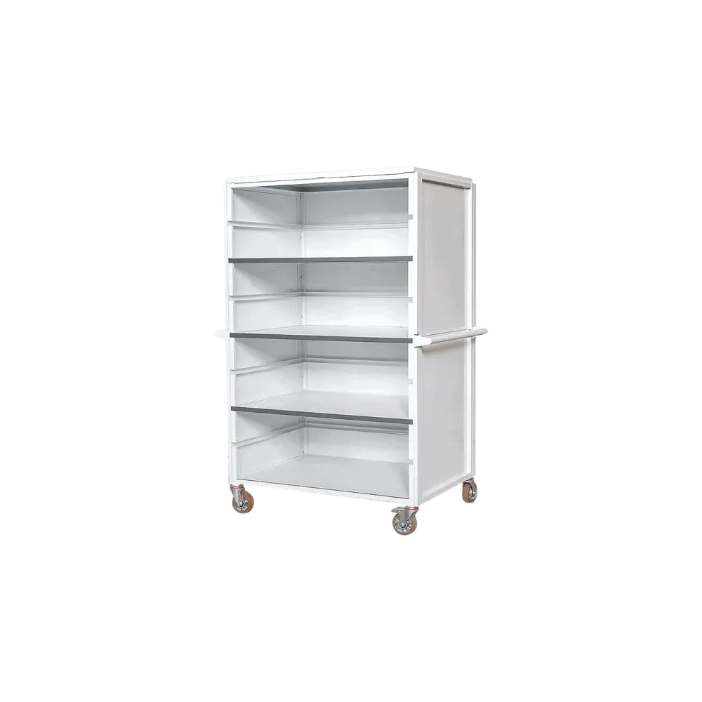 ESD trolley (1815 x 1100 x 800 mm) - 4 shelves
