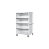 ESD trolley (1815 x 1100 x 800 mm) - 4 shelves