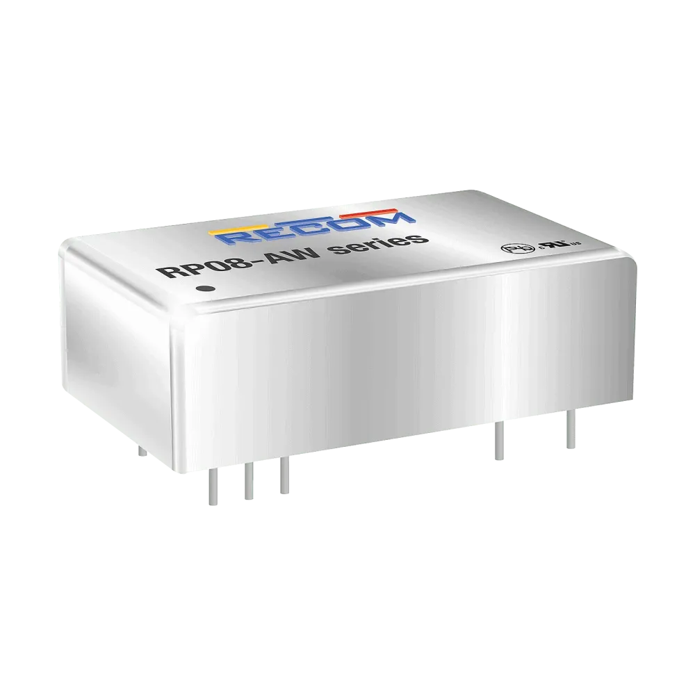 8W DC/DC converter, input 9...36V, output 5V/1600mA, DIP24