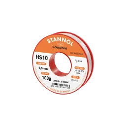 Solder wire HS10, Sn60Pb40, RO M1, 0.5mm, 100g