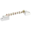 Earthing bar with insulator, 250A, number of poles: 15