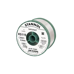 Solder wire KS115, Sn99,3Cu0,7 - FLOWTIN TC, RE M1, 0.3mm, 250g