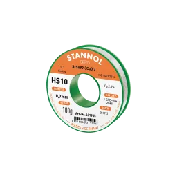 Solder wire HS10, Sn99.3Cu0.7 - TC, RO M1, 0.7mm, 100g