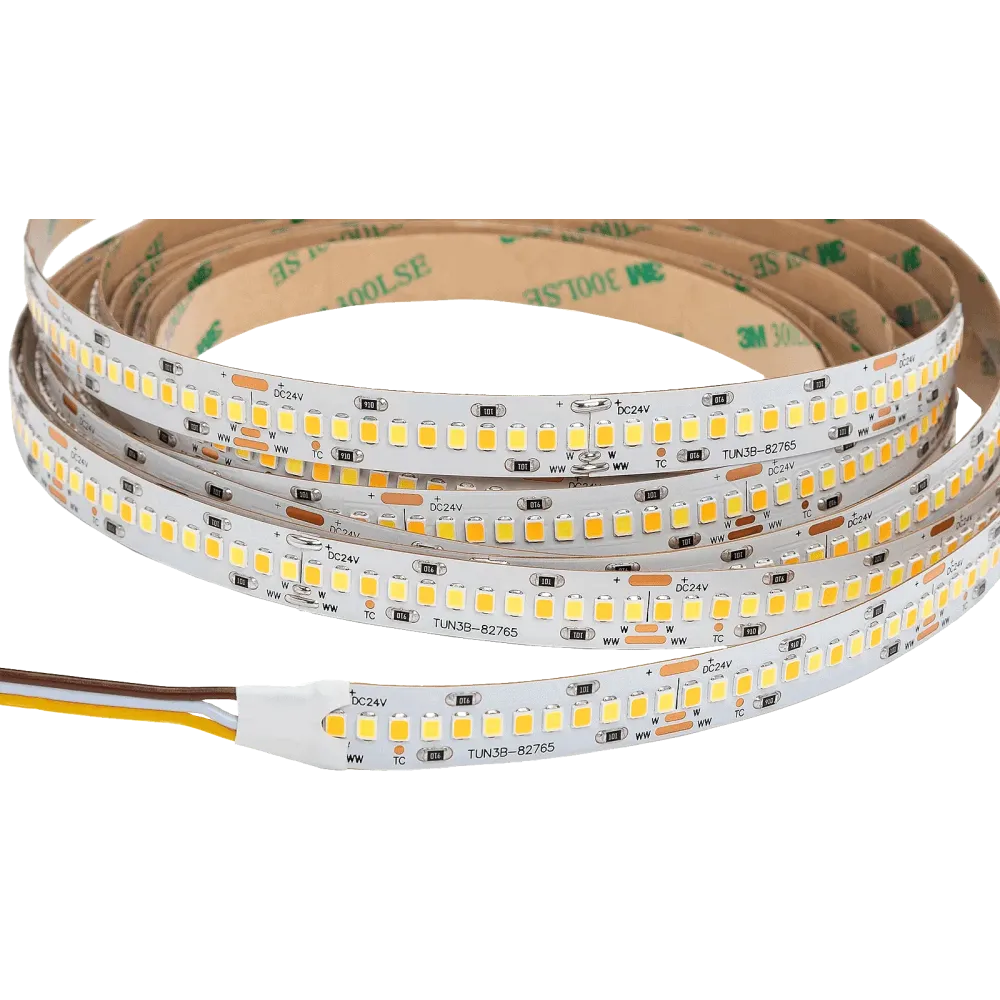 Flexible TW LED strip / 2x18W / 2000K-4000K, CRI >80 / 5m