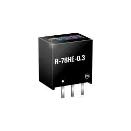 2.5W DC/DC converter, input 6.5...72V, output 5V/300mA, SIP3