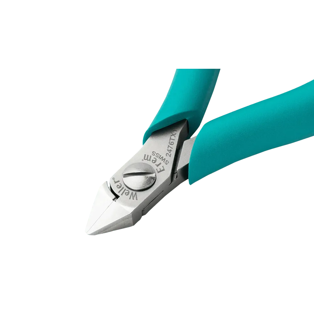 Diagonal cutters, beveled head