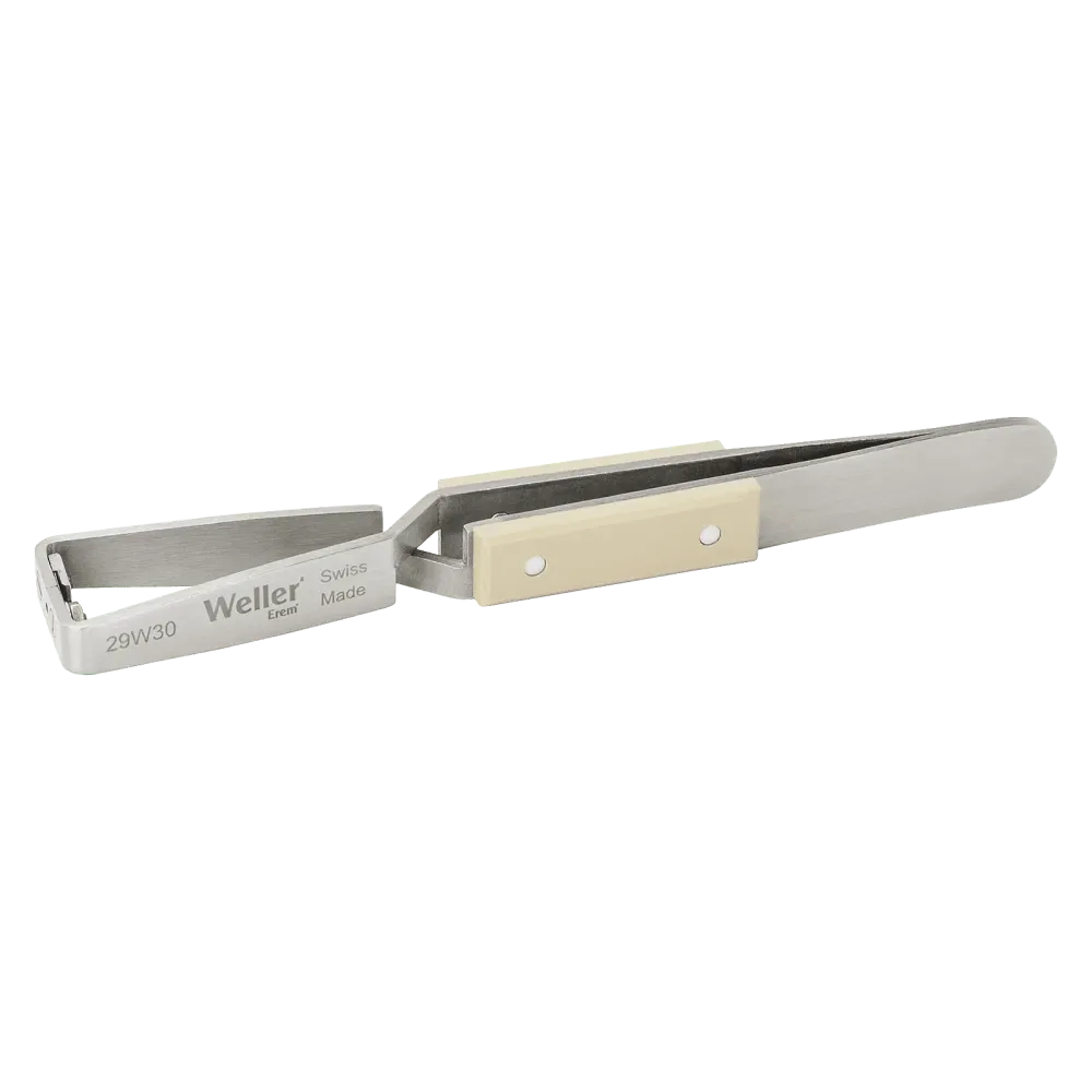 Stripping tweezers with synthetic fiber handle