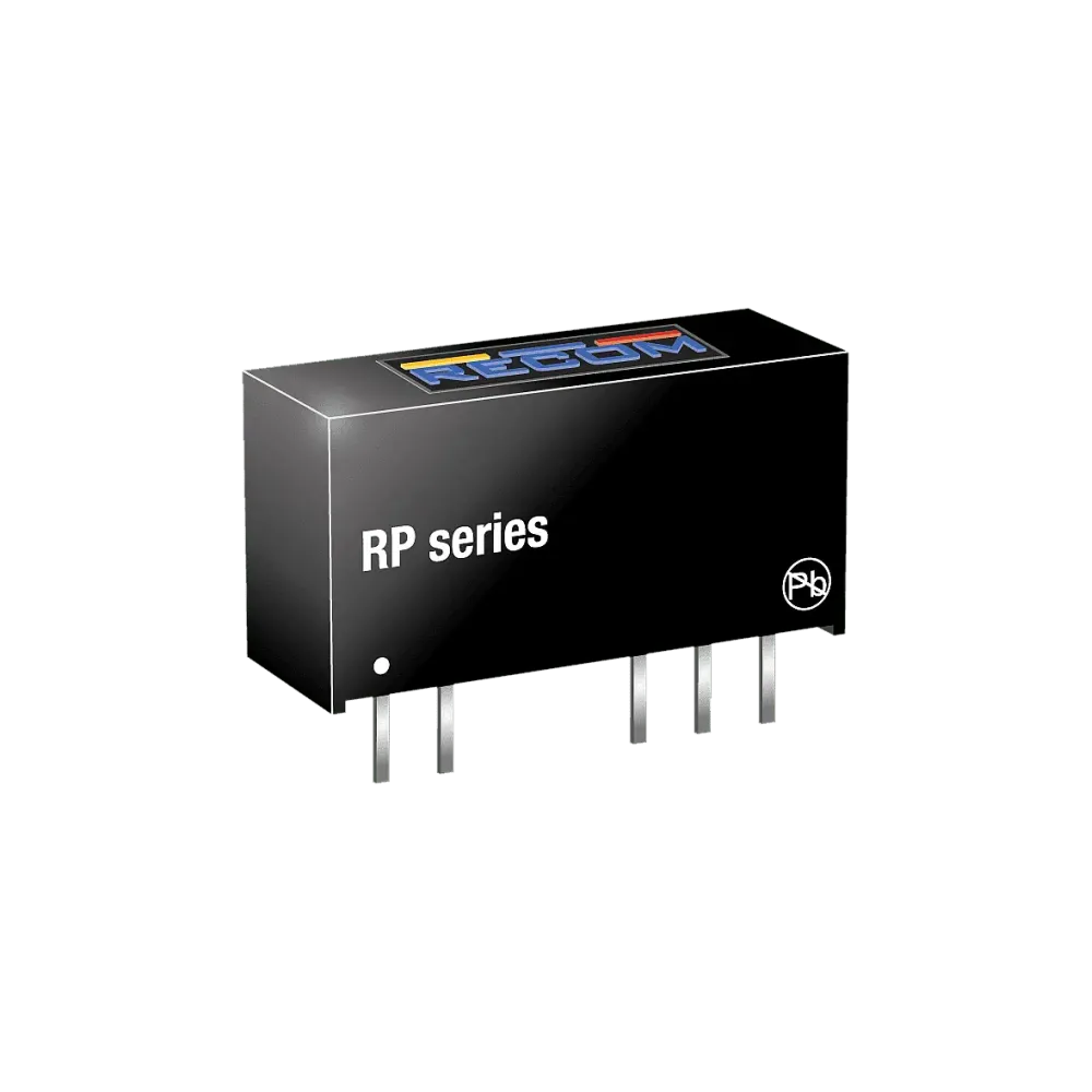 1W DC/DC converter, input 24V, output 24V/42mA, SIP7