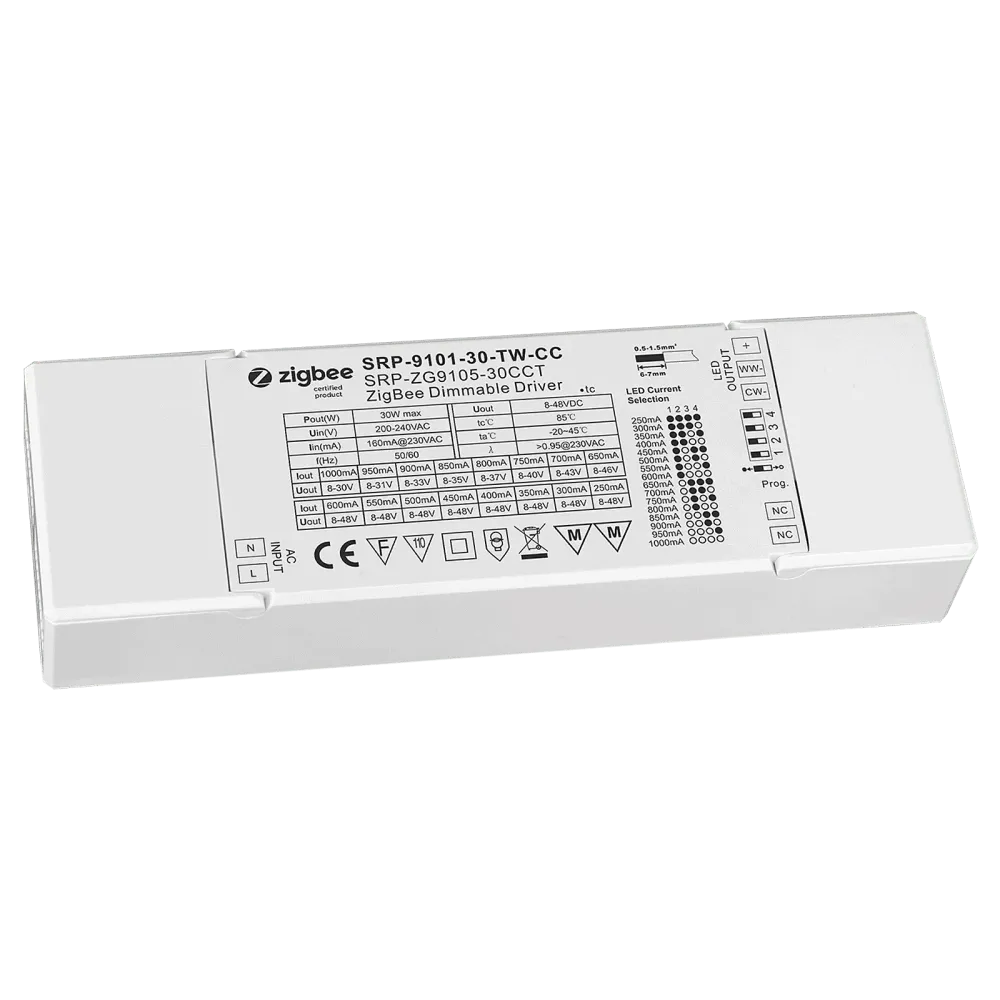 30W ZIGBEE 3.0, Tunable white, constant current LED driver