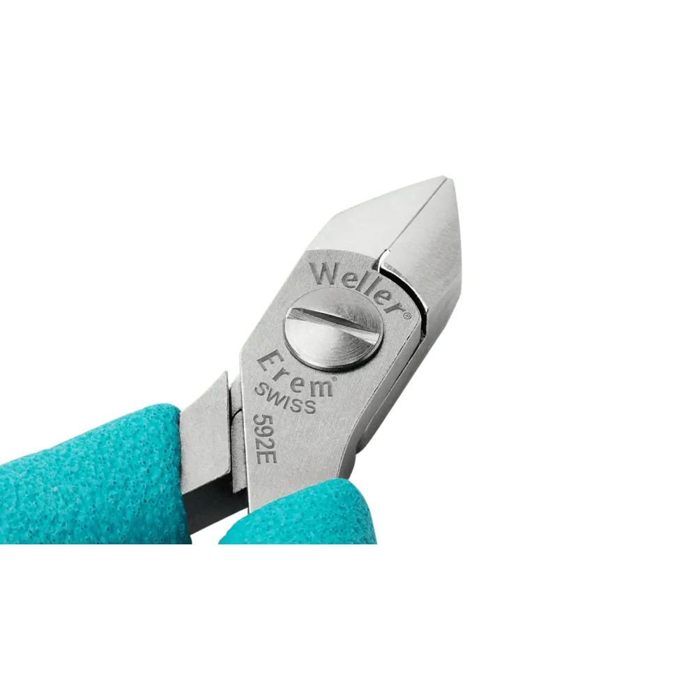 Side cutter, pointed recessed head
