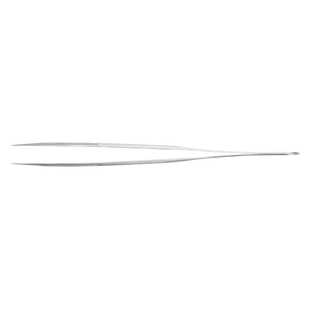 Precision tweezers slightly angled 15° recessed