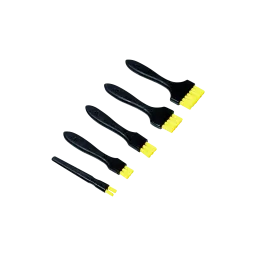 ESD conductive flat brushes for assemblies - nylon (yellow)