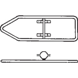 Signpost with fixed clamp