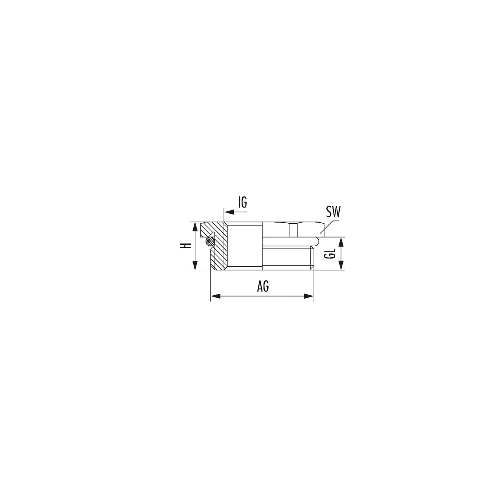 Hummel reduction RSD-INOX (metric)