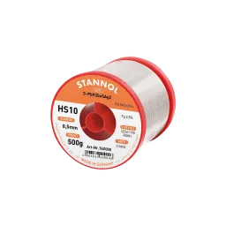 Solder wire HS10, Pb93Sn5Ag2, RO M1, 0.5mm, 500g
