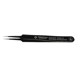ESD SMD tweezers 110mm shape 5 stainless steel, very pointed
