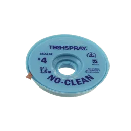 Techspray desoldering braid ESD, 2.5mm x 1.5m, flux-coated, no-clean